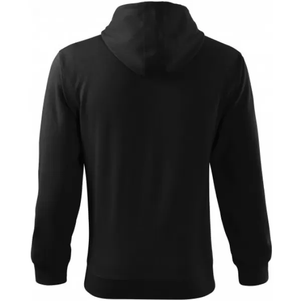  Muški sweatshirt MALFINI TRENDY ZIPPER 410 CRNA 