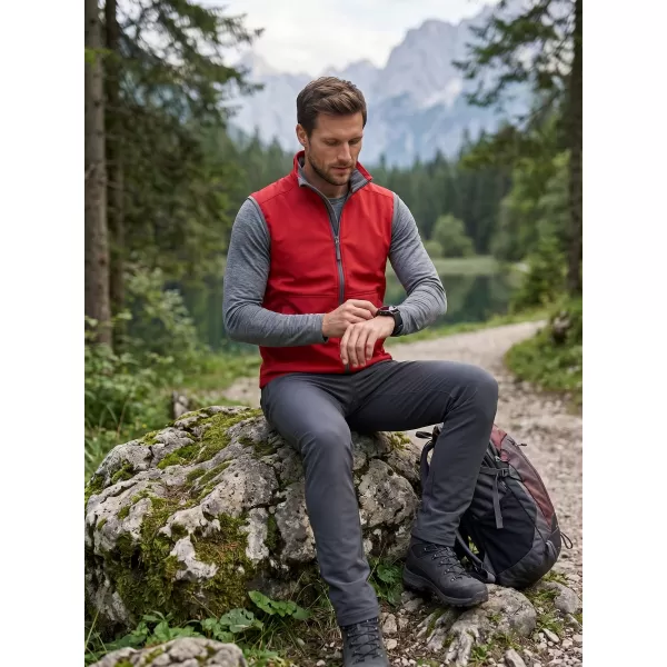  Muški softshell prsluk MALFINI VISION 517 CRVENA 
