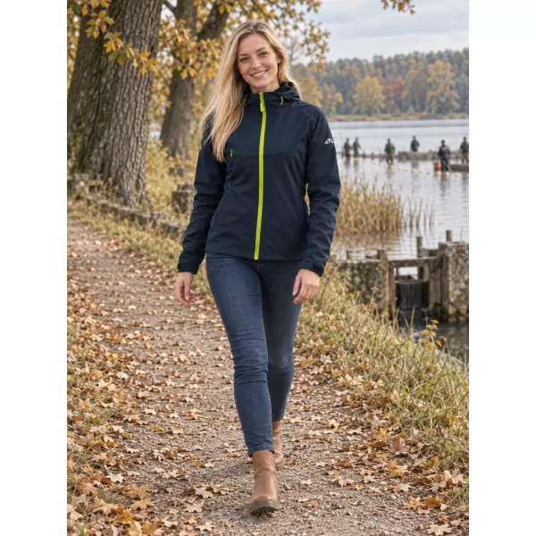  Ženska softshell jakna MALFINI COOL 514 TAMNOPLAVA 