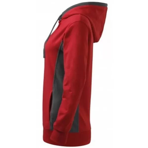  Ženski sweatshirt MALFINI KANGAROO 408 CRVENA 