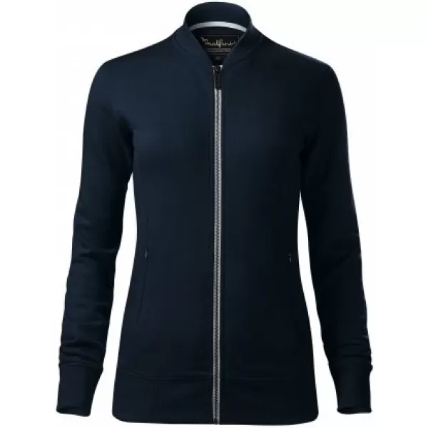  Ženski sweatshirt MALFINI PREMIUM BOMBER 454 TAMNOPLAVA 