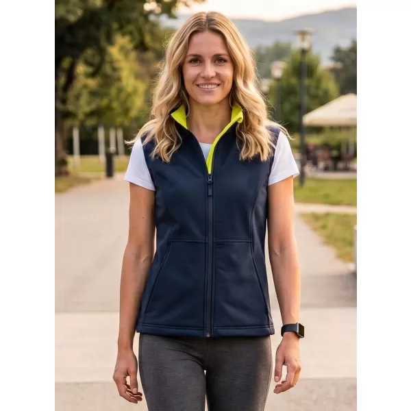  Ženski softshell prsluk MALFINI 516 VISION TAMNOPLAVA 