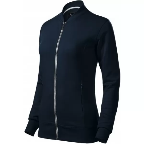  Ženski sweatshirt MALFINI PREMIUM BOMBER 454 TAMNOPLAVA 