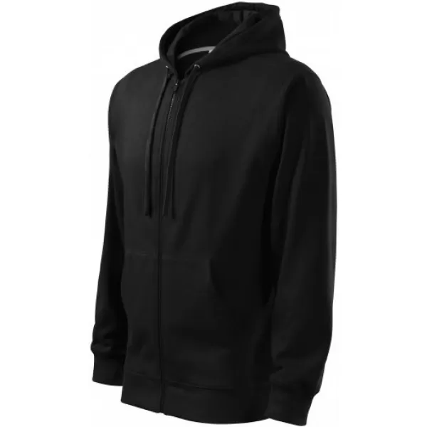  Muški sweatshirt MALFINI TRENDY ZIPPER 410 CRNA 