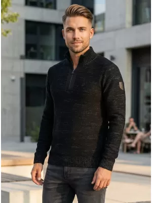 Muški pulover ALTISPORT BASEK MPLS094 CRNO