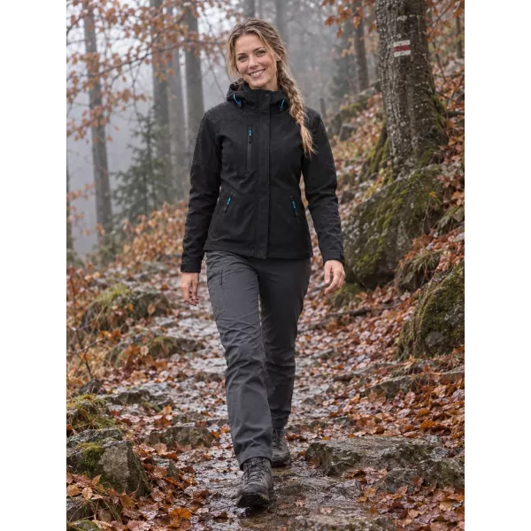  Ženska softshell jakna MALFINI NANO 532 CRNA 