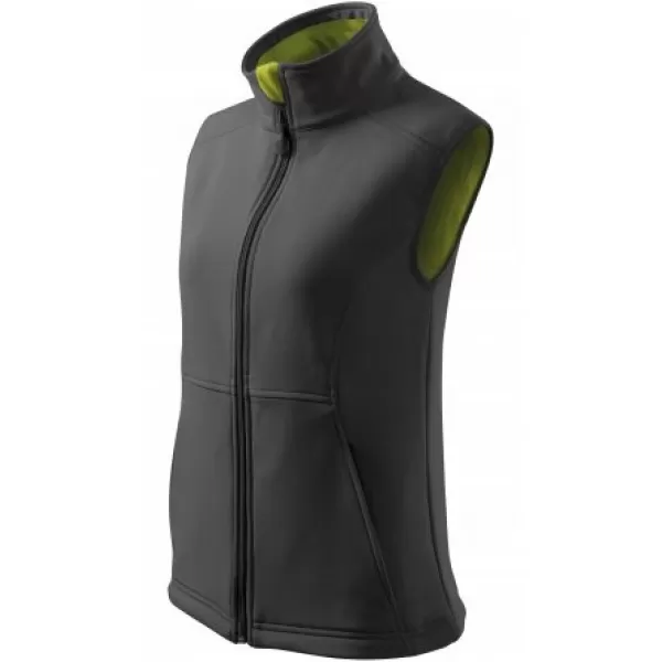  Ženski softshell prsluk MALFINI VISION 516 ČELIČNO SIVA 