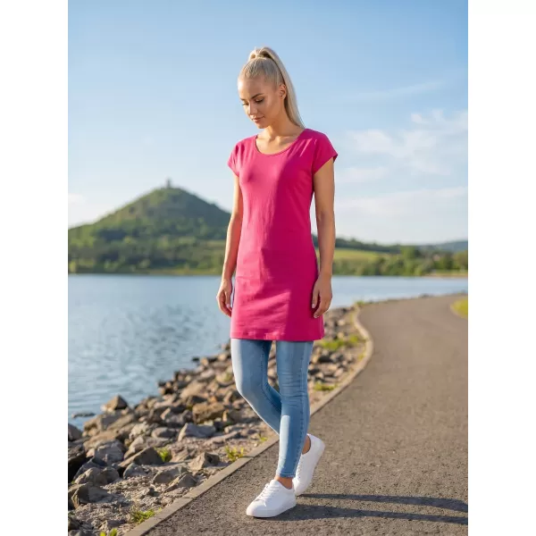  Ženska duga majica MALFINI LOVE 123 MAGENTA 