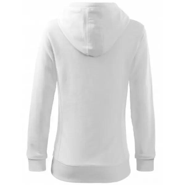  Ženski sweatshirt MALFINI KANGAROO 408 BIJELO/BIJELO 