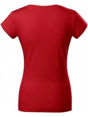 Ženska majica kratkih rukava MALFINI FIT V-NECK 162 CRVENA