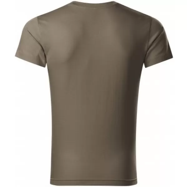  Muška majica kratkih rukava MALFINI SLIM FIT V-NECK 146 VOJSKE 