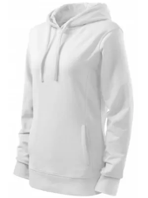 Ženski sweatshirt MALFINI KANGAROO 408 BIJELO/BIJELO