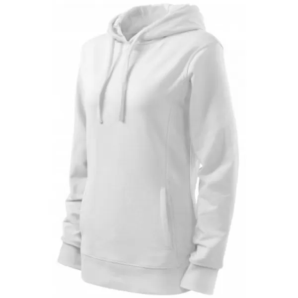  Ženski sweatshirt MALFINI KANGAROO 408 BIJELO/BIJELO 