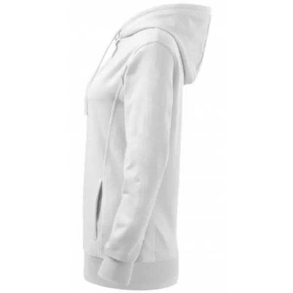  Ženski sweatshirt MALFINI KANGAROO 408 BIJELO/BIJELO 