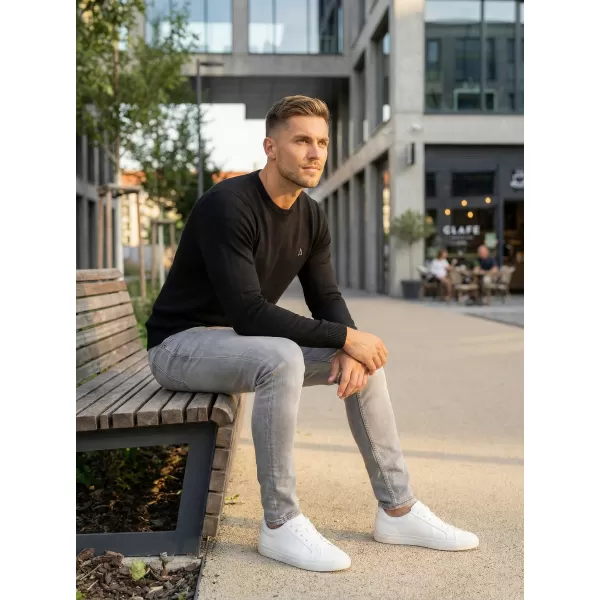  Muški pulover ALTISPORT KAMIQ MPLS096 CRNO 