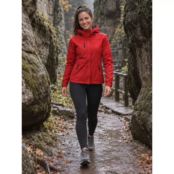  Ženska softshell jakna MALFINI NANO 532 CRVENA 