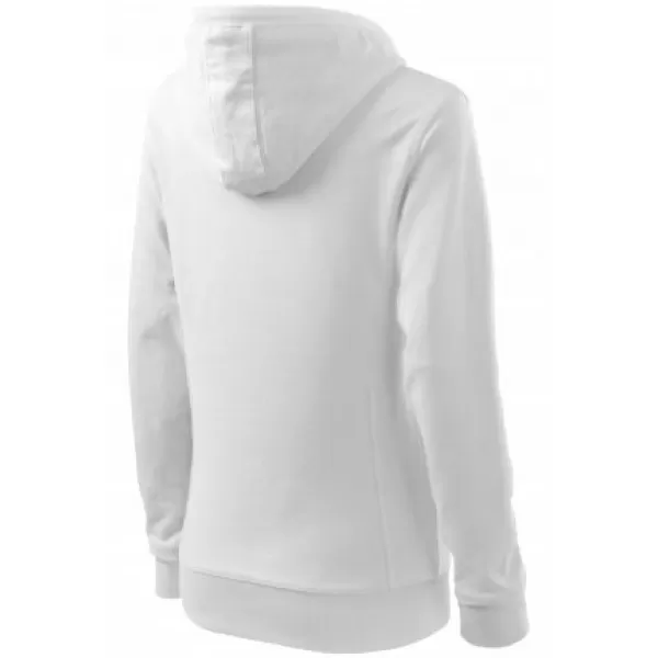  Ženski sweatshirt MALFINI KANGAROO 408 BIJELO/BIJELO 
