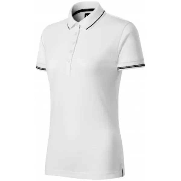  Ženska majica s kragnom MALFINI PREMIUM PERFECTION PLAIN 253 BIJELA 
