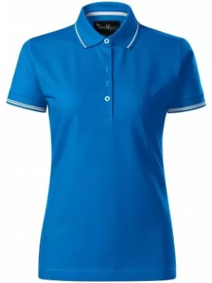 Ženska majica s kragnom MALFINI PREMIUM PERFECTION PLAIN 253 DISALICA PLAVA
