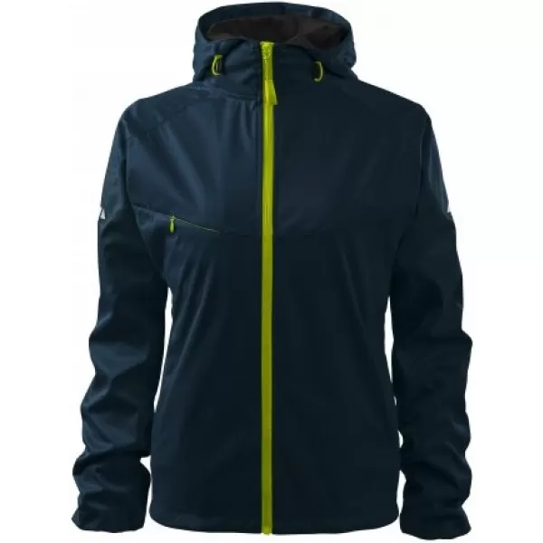  Ženska softshell jakna MALFINI COOL 514 TAMNOPLAVA 
