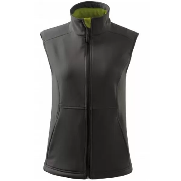  Ženski softshell prsluk MALFINI VISION 516 ČELIČNO SIVA 