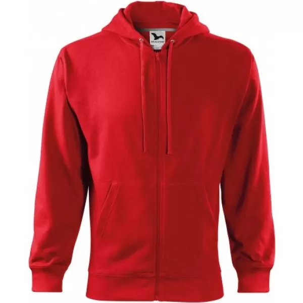  Muški sweatshirt MALFINI TRENDY ZIPPER 410 CRVENA 