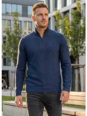 Muški pulover ALTISPORT BASEK MPLS094 TAMNO PLAVA