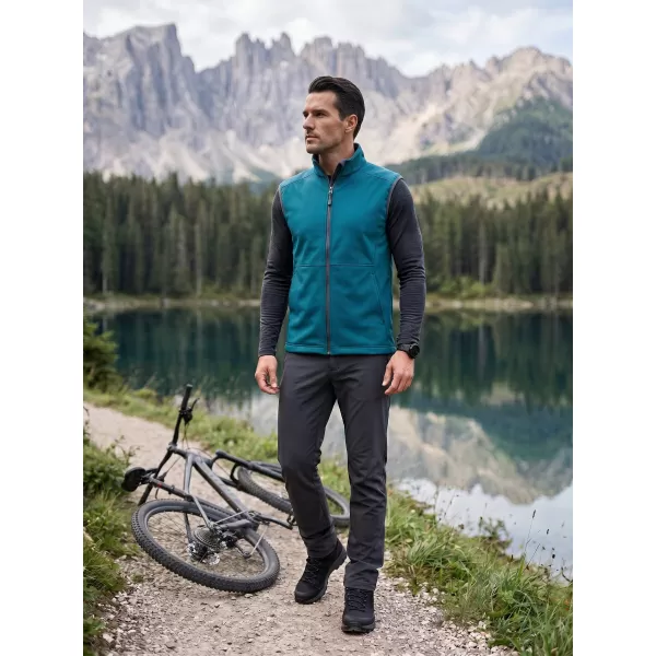  Muški softshell prsluk MALFINI VISION 517 TAMNO TIRKIZNA 