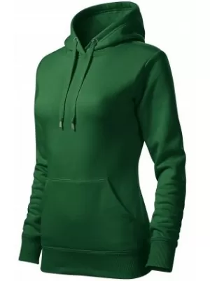 Ženski sweatshirt MALFINI CAPE 414 TAMNOZELENE BOJE