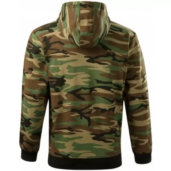  Muški sweatshirt MALFINI CAMO ZIPPER C19 KAMUFLAŽNO SMEĐA 