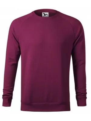 Muški sweatshirt MALFINI MERGER 415 CRVENA ŠLJIVA ISTIČE