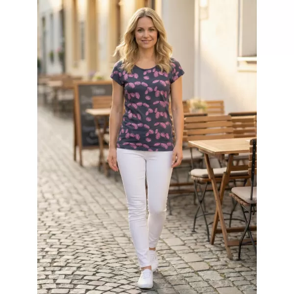  Ženska majica kratkih rukava ALTISPORT ZELA LTSS702 TAMNO PLAVA 