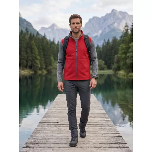  Muški softshell prsluk MALFINI VISION 517 CRVENA 