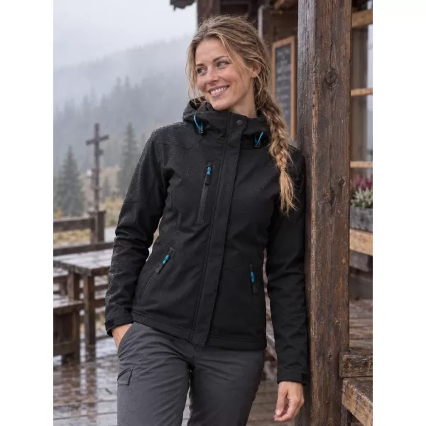 Ženska softshell jakna MALFINI NANO 532 CRNA 
