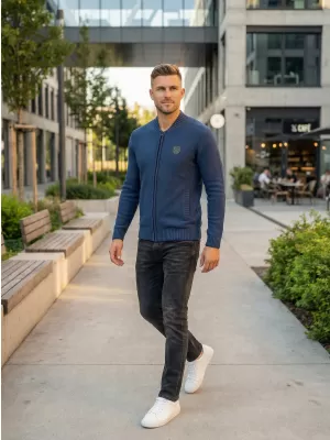 Muški pulover ALTISPORT ZINAJ MPLS093 TAMNO PLAVA