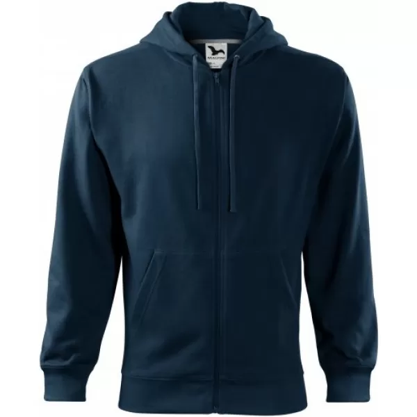  Muški sweatshirt MALFINI TRENDY ZIPPER 410 TAMNOPLAVA 