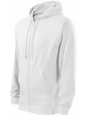 Muški sweatshirt MALFINI TRENDY ZIPPER 410 BIJELA