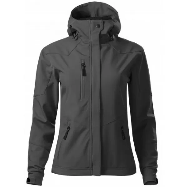  Ženska softshell jakna MALFINI NANO 532 ČELIČNO SIVA 