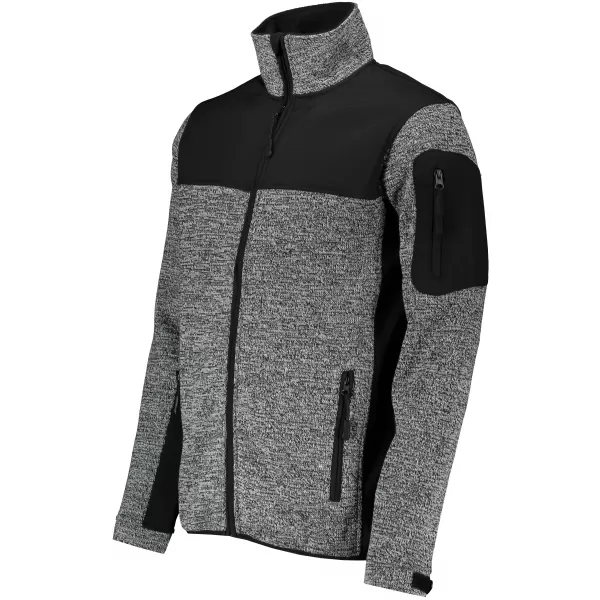  Muška softshell jakna/pulover MALFINI CASUAL 550 PLETENA SIVA MALFINI PREMIUM 