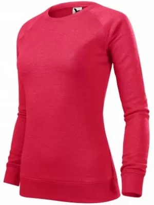 Ženski sweatshirt MALFINI MERGER 416 CRVENO ISTICANJE