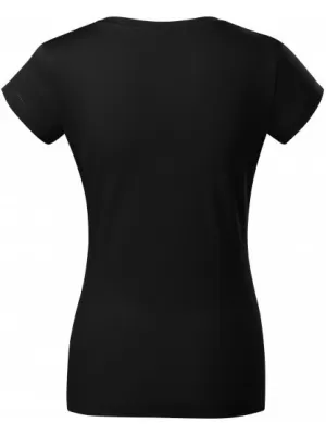 Ženska majica kratkih rukava MALFINI FIT V-NECK 162 CRNA