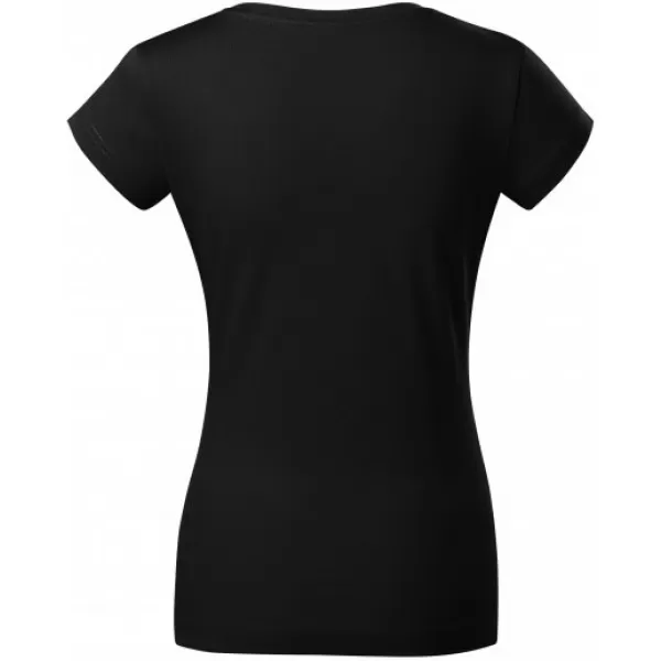  Ženska majica kratkih rukava MALFINI FIT V-NECK 162 CRNA 