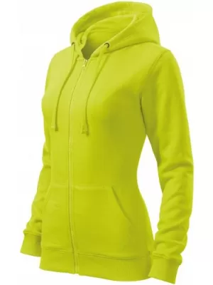 Ženski sweatshirt MALFINI TRENDY ZIPPER 411 VAPNO