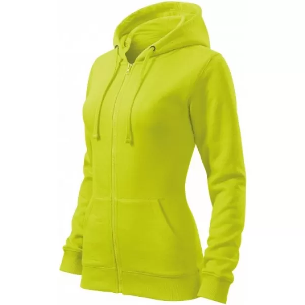  Ženski sweatshirt MALFINI TRENDY ZIPPER 411 VAPNO 