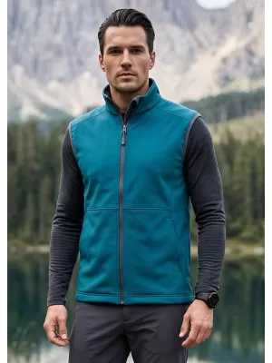Muški softshell prsluk MALFINI VISION 517 TAMNO TIRKIZNA