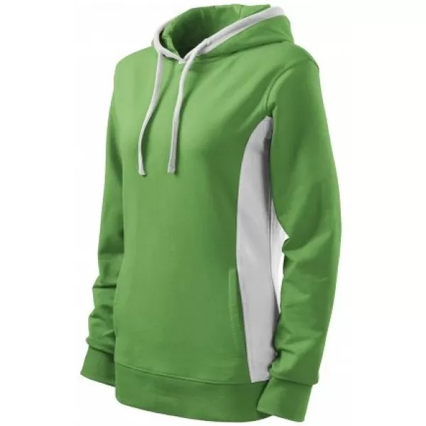  Ženski sweatshirt MALFINI KANGAROO 408 TRAVA ZELENA 
