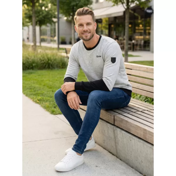  Muški sweatshirt ALTISPORT ZORION MPLS088 SVIJETLO SIVA 