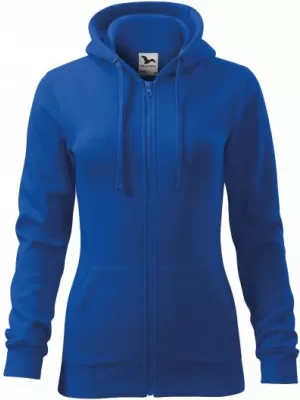 Ženski sweatshirt MALFINI TRENDY ZIPPER 411 KRALJEVSKO PLAVA