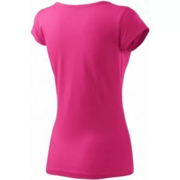  Ženska majica kratkih rukava MALFINI PURE 122 MAGENTA 