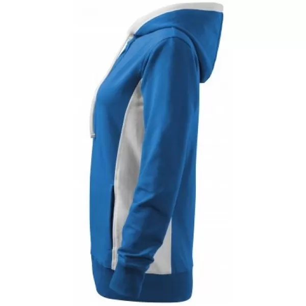  Ženski sweatshirt MALFINI KANGAROO 408 AZURNO PLAVA 